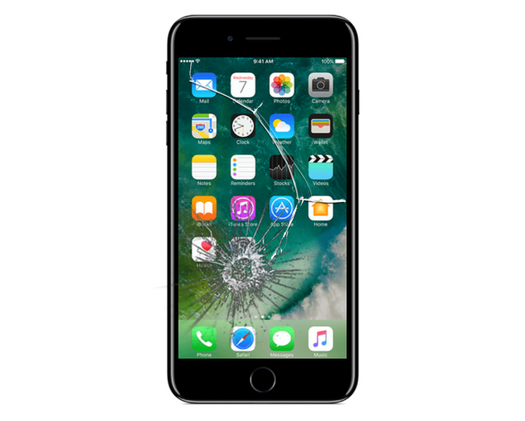iPhone 8 Plus Cracked Glass Screen Replacement