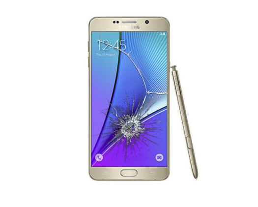 Galaxy Note 5 Cracked Glass Screen Replacement