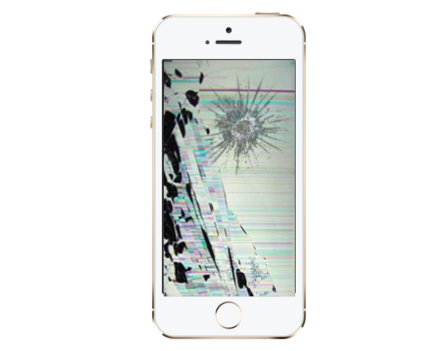 iPhone 5S Cracked LCD Screen Replacement
