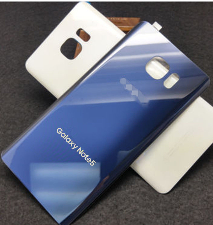 Samsung Galaxy Note 5 Back Cover With Adhesive (Dark Blue)