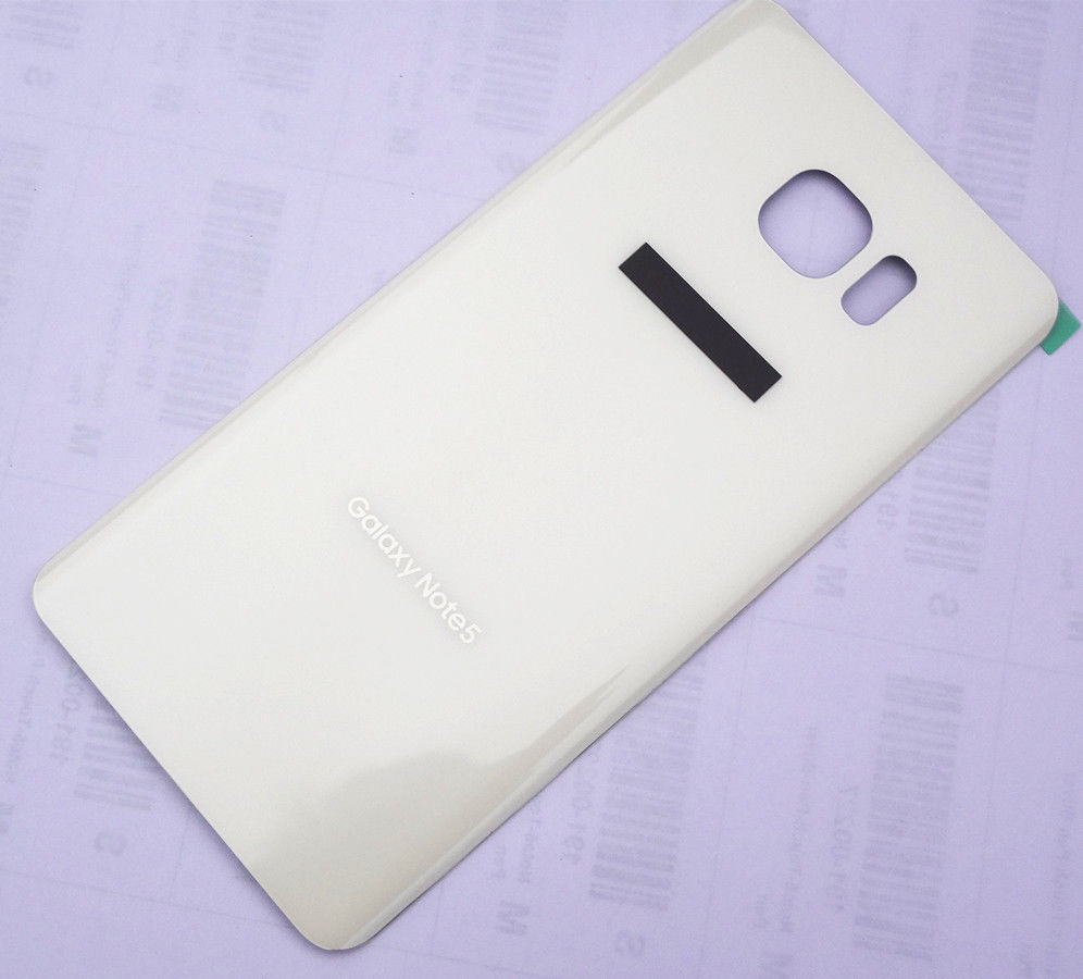 Samsung Galaxy Note 5 Back Cover With Adhesive (White)