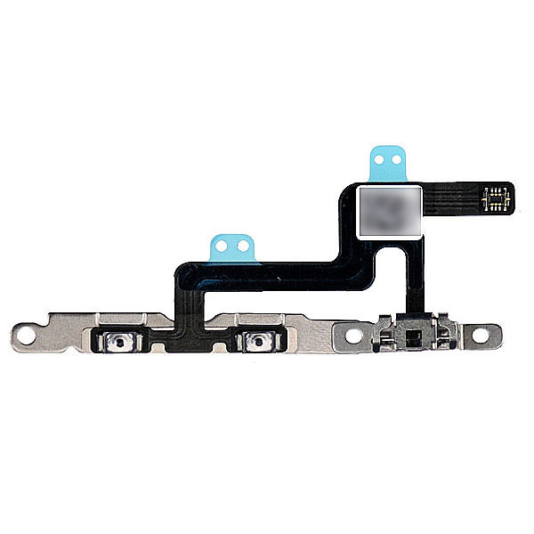 iPhone 6 Mute Switch And Volume Buttons Flex Cable With Metal Brackets Replacement Part