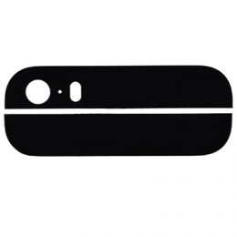 iPhone 5 Back Cover Glass Top (Black) Replacement Part