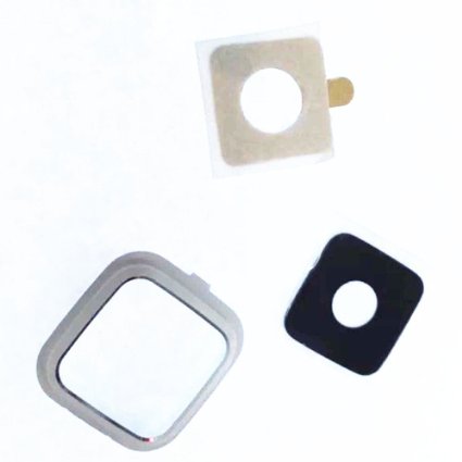 Samsung Galaxy Note 4 Rear Camera Glass Lens with Frame (White) Replacement Part