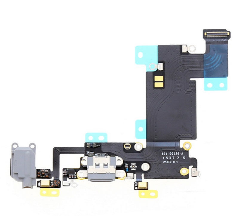iPhone 6S Plus Charging Port & Audio Flex Cable (Light Grey) Replacement Part