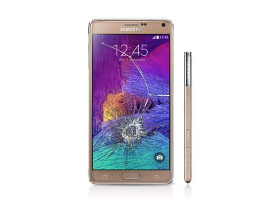 Galaxy Note 4 Cracked Glass Screen Replacement