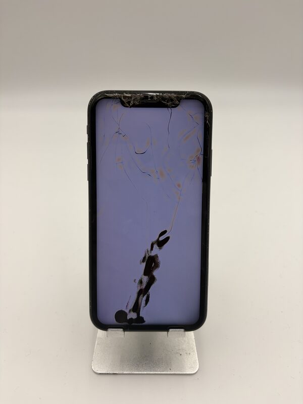 iphone xr iphone xr cracked glass screen replacement before repair