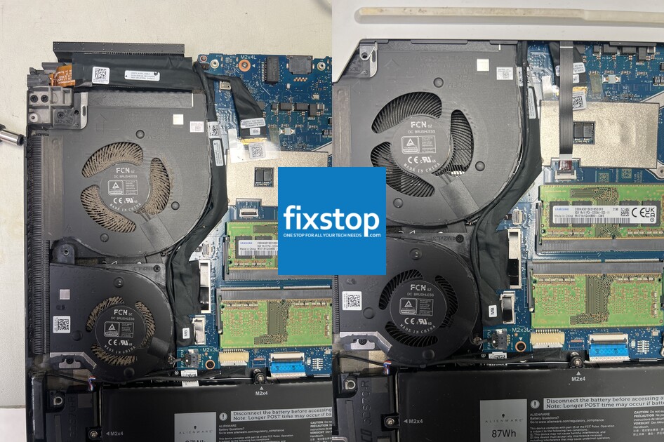 Laptop Fan Clogged with Dust in East Orlando