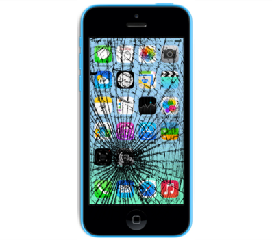 iPhone 5C Cracked Glass Screen Replacement