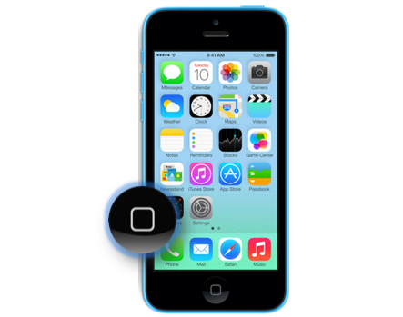 iPhone 5C Home Button Replacement
