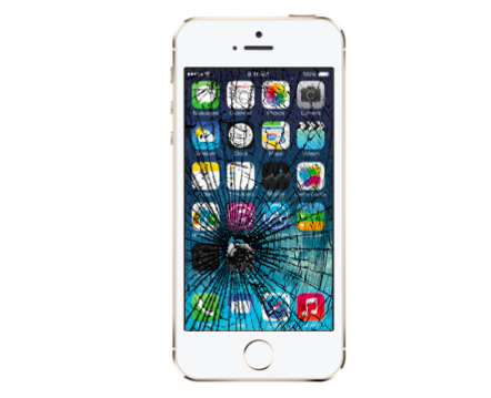 iPhone 5S Cracked Glass Screen Replacement